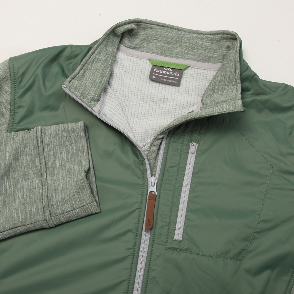 Kathmandu Mens Altica 100 Full Zip Activewear Jacket Green Size XL